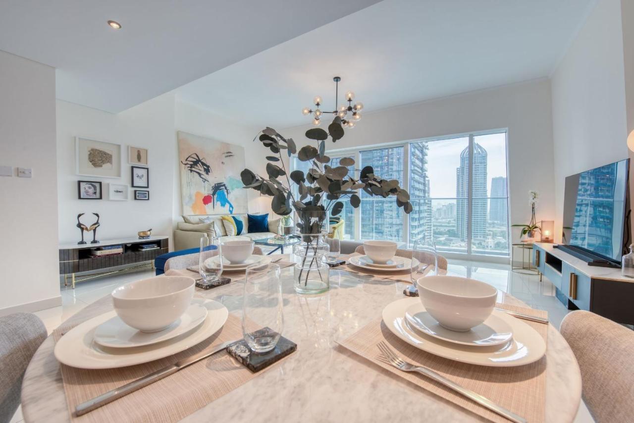 Maison Privee - Aesthetic Apt With Stunning View In Luxurious Building Daire Dubai Dış mekan fotoğraf